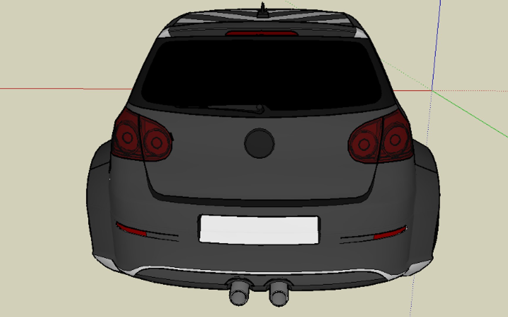 Golf R32 3d 3ds