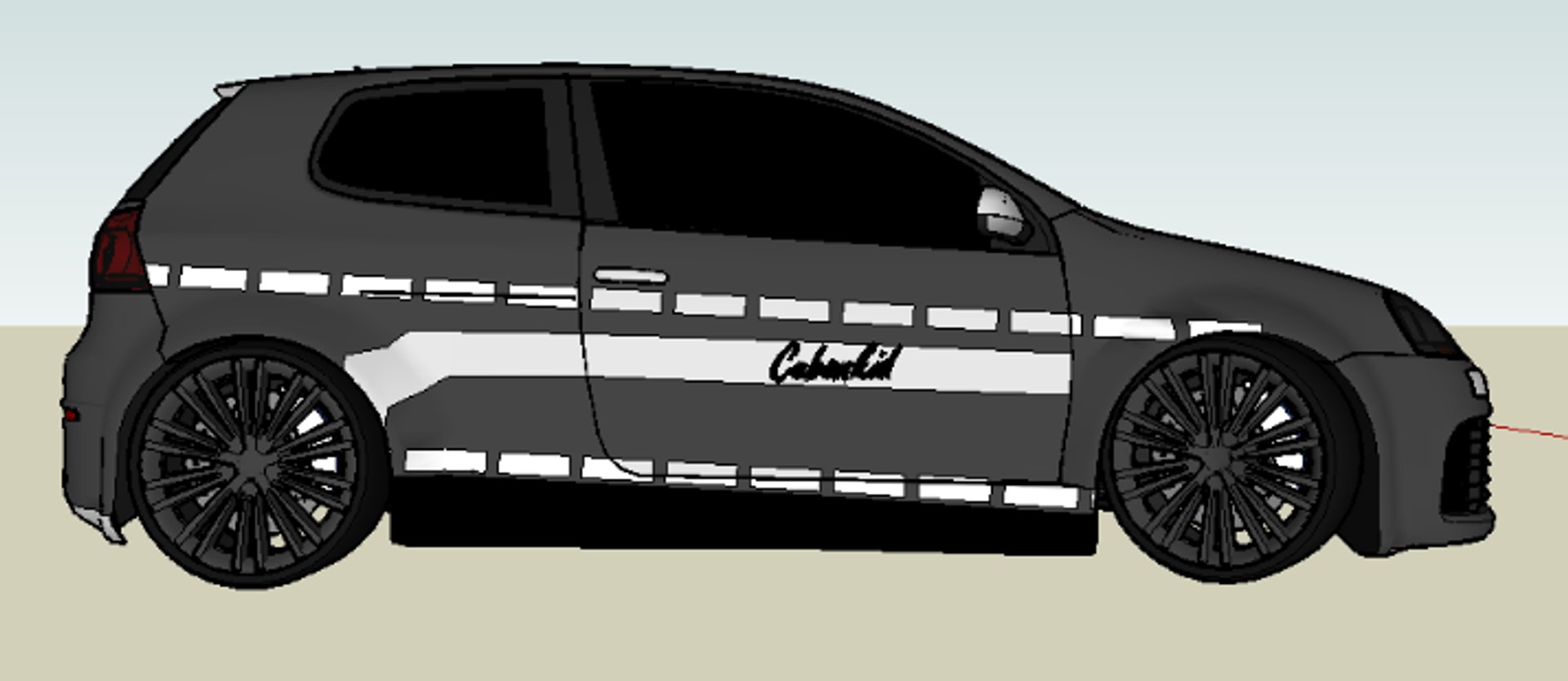 Golf R32 3d 3ds
