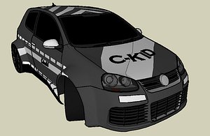 VW Golf R32 modified