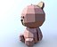 papercraft bear model