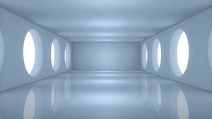 3D Sci Fi Room