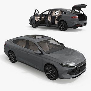 BYD Qin L DM-i Panoramic Roof Gray Rigged for Maya