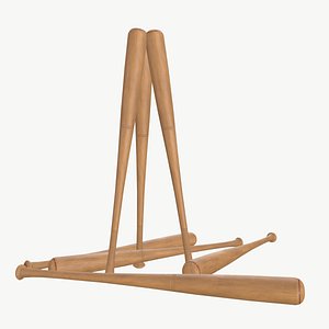 Baseball bat 3D model