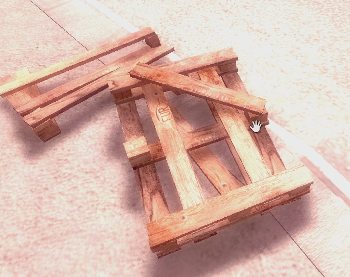 Euro Pallets Broken 3d Obj