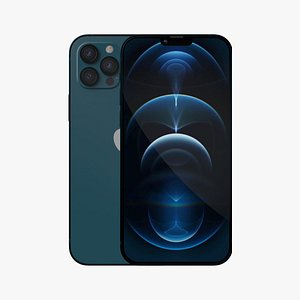 3D iPhone 13 Pro -Pacific Blue