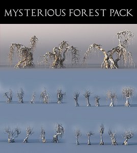 3D model mysterious forest pack 22
