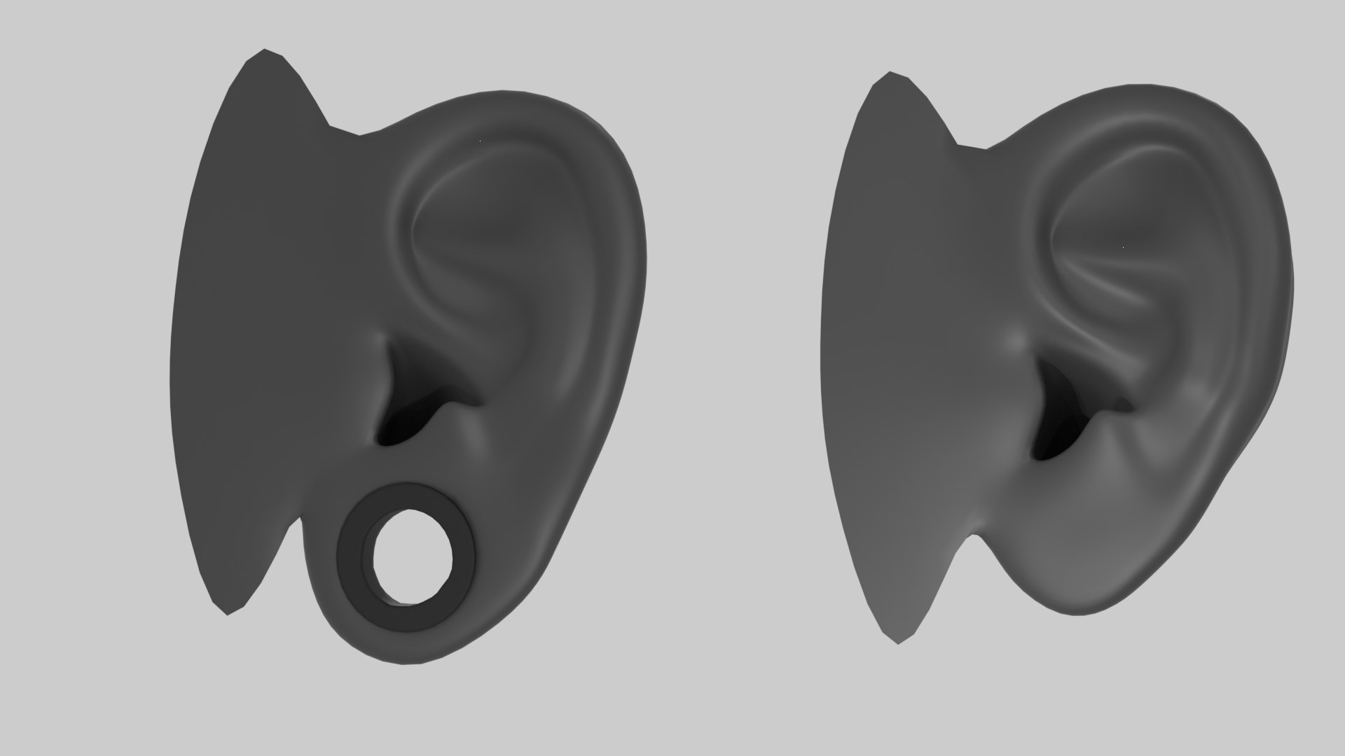 Ears Collection Low Poly 3D - TurboSquid 2240585