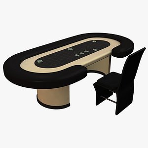 3dsmax poker table chair