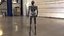 Animowany, w pełni zmontowany robot