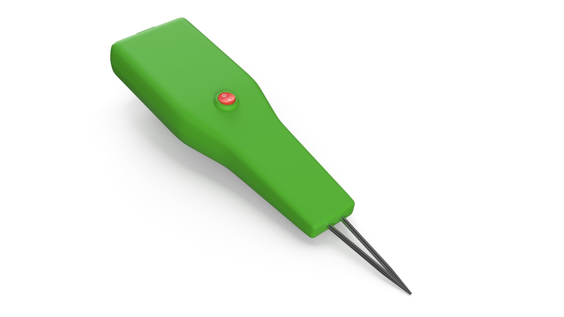 Chicken Feather Removal Tool Green 3D model preview