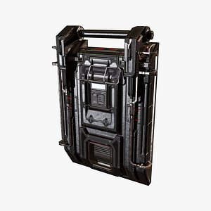 technical door 3D model