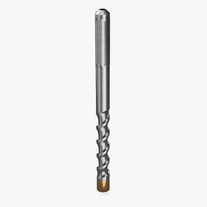 Drill Bit 2 Cutter 3D model