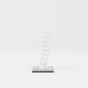 Lego Architecture - Leaning Tower 3D model