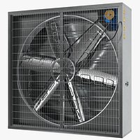 Cooling Exhaust Fan Vent Closed