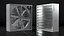 Cooling Exhaust Fan Vent Closed