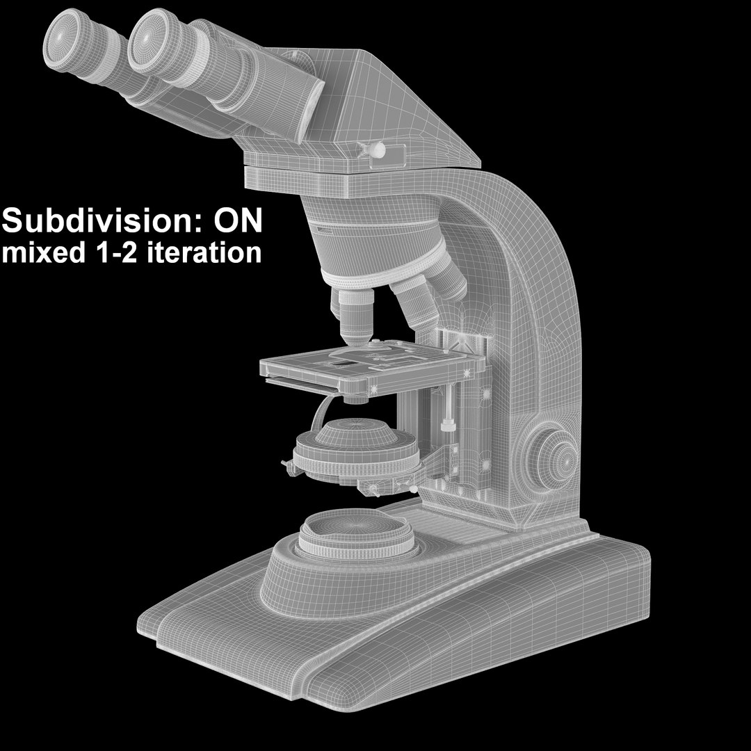 Equipment Science Microscope Obj