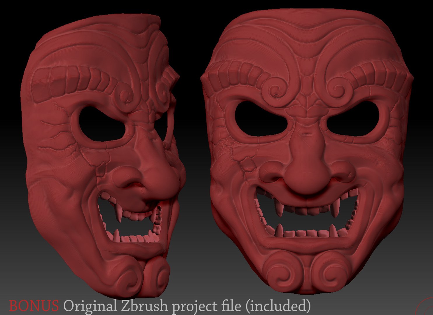 3D samurai mask https://p.turbosquid.com/ts-thumb/ll/IQgyb2/wk62QUgK/zbrush/jpg/1499414911/1920x1080/fit_q87/49e4540ee52f2a123497f7d32212607723c82a35/zbrush.jpg