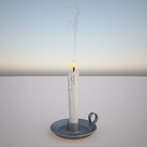 3D gothic candlestick - TurboSquid 1479671