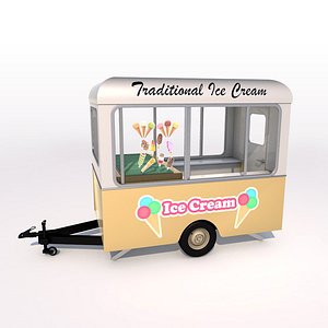 3ds ice cream trailer