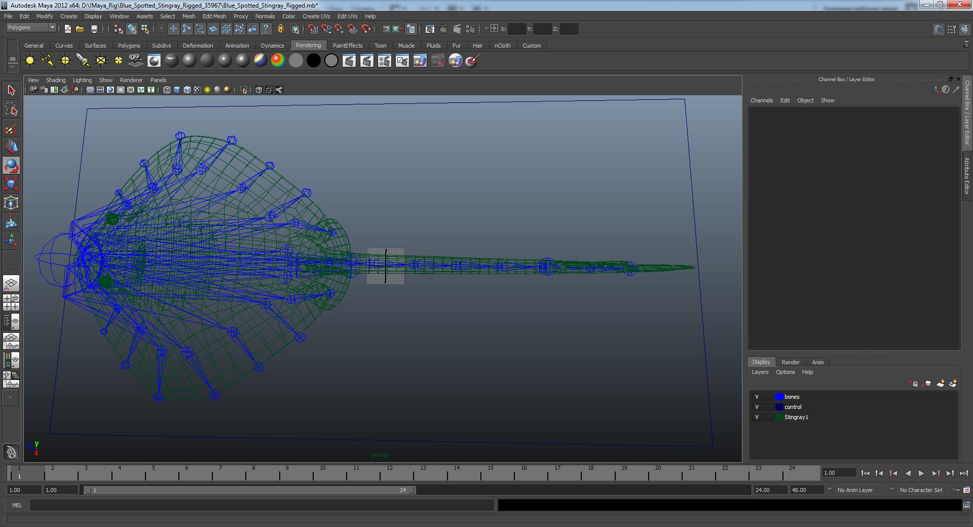 rigged fishes 3 3D model https://p.turbosquid.com/ts-thumb/ll/WdZHIx/ht7uy56g/bluespottedstingrayriggedmayamb3dmodel20/jpg/1582612493/1920x1080/fit_q87/49f3b9f6ac210aae842a191e3c3ac453be21063b/bluespottedstingrayriggedmayamb3dmodel20.jpg