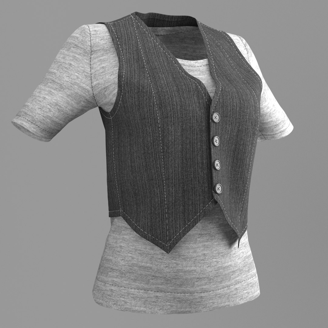 Formal women shirt 3D - TurboSquid 1931713