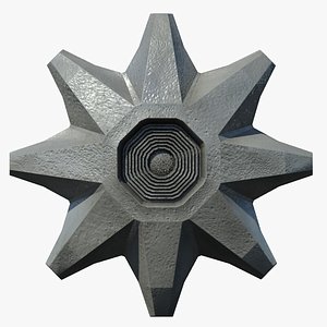 ufo structure 3d model