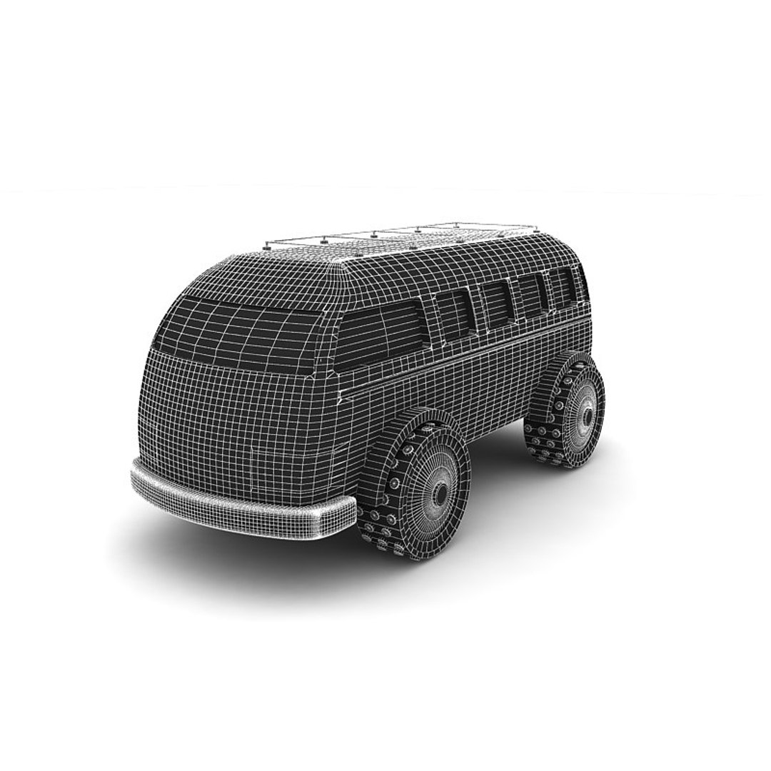 3d Model Wooden Toy Car