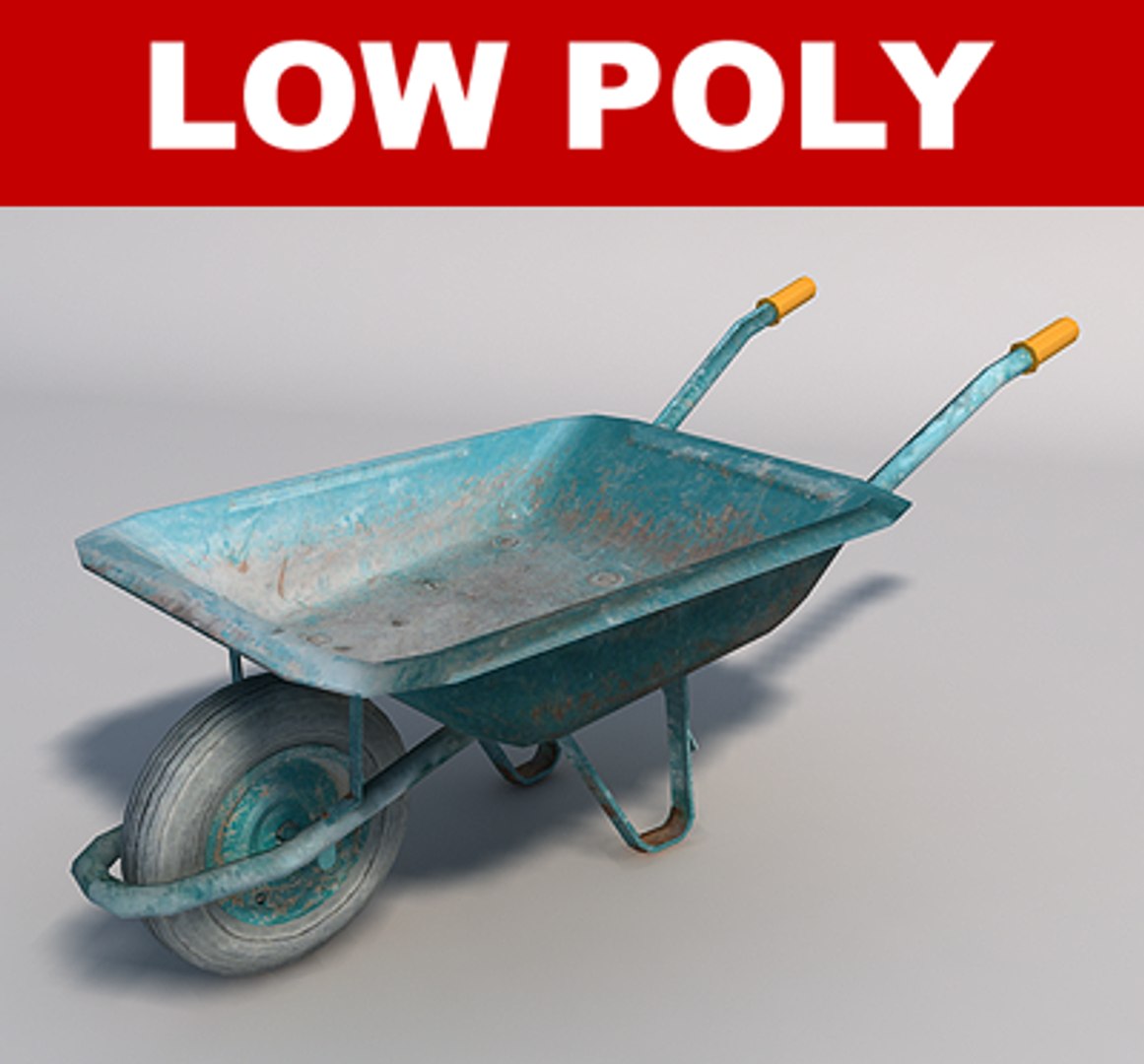 3d Model Wheelbarrow Games Simulation