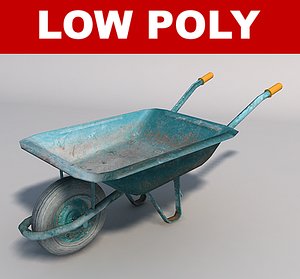 3d model wheelbarrow games simulation