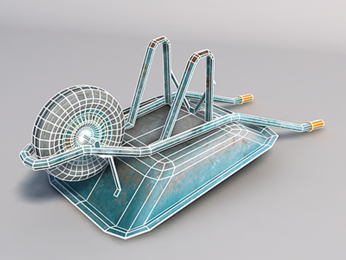 3d Model Wheelbarrow Games Simulation