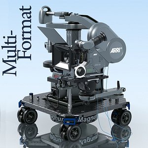 3d model of arriflex camera dolly