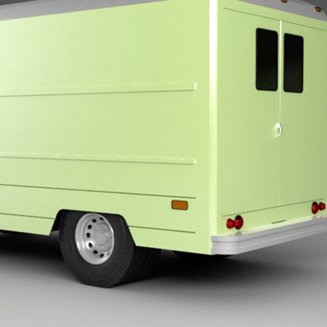 3d Model Classic Step Van
