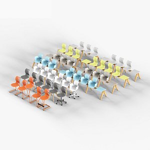 Flototto PRO CHAIR - PRO ARMCHAIR - Seating collection 3D model