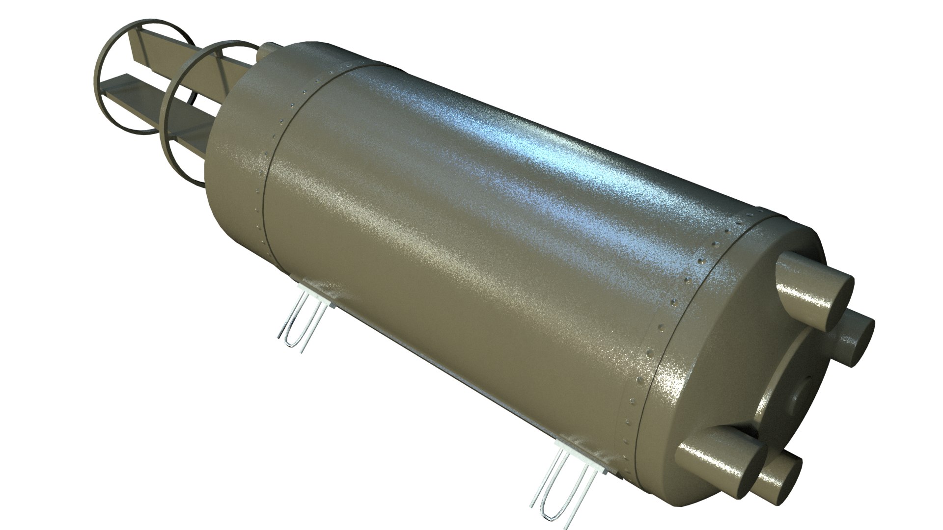 FOAB Bomb 3D Model - TurboSquid 2225468