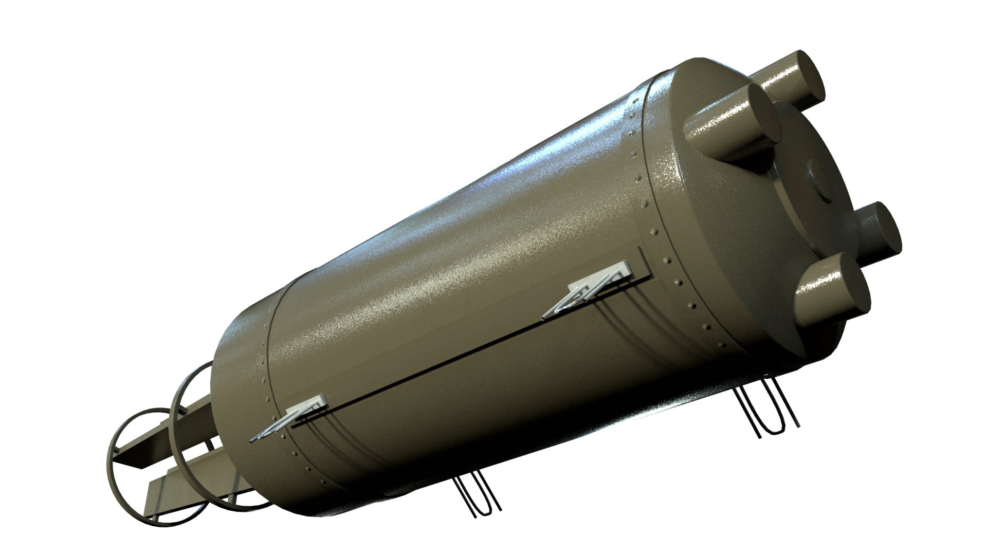 FOAB Bomb 3D Model - TurboSquid 2225468