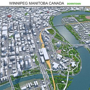 Winnipeg Downtown Manitoba Canada