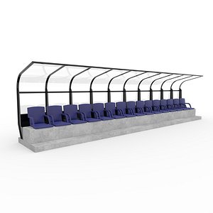 Soccer Bench 07 3D
