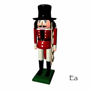 nut christmas 3d dxf