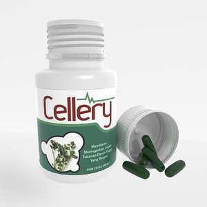 3D product bottle
