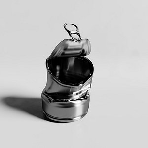 Crumpled Aluminum Can 3D model