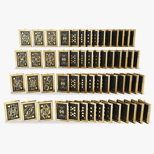 Playing Card Pendants Set