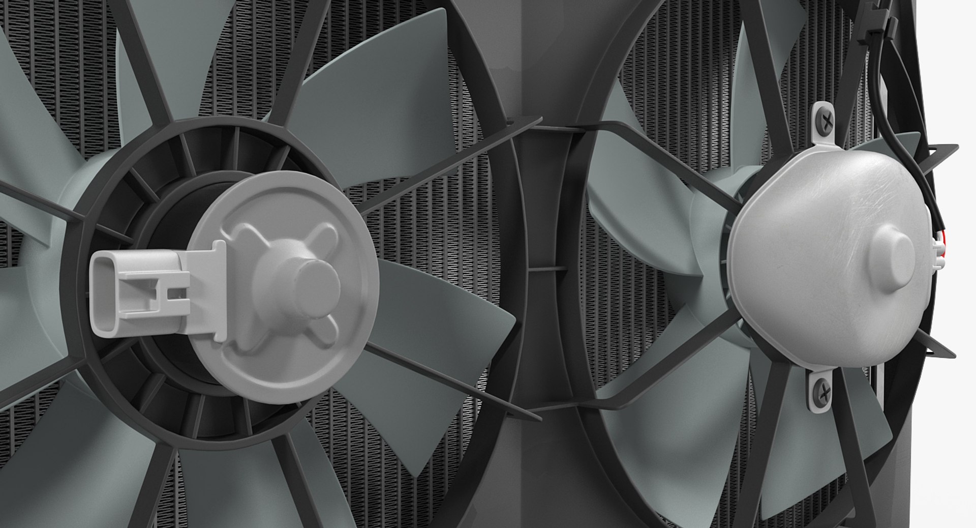 3D Model Car Radiator Fan - TurboSquid 1302242