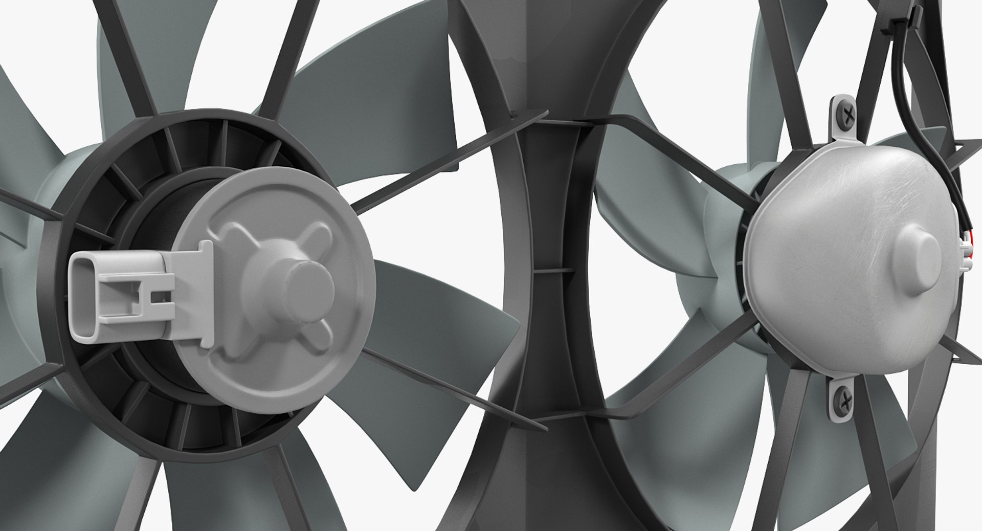 3D Model Car Radiator Fan - TurboSquid 1302242