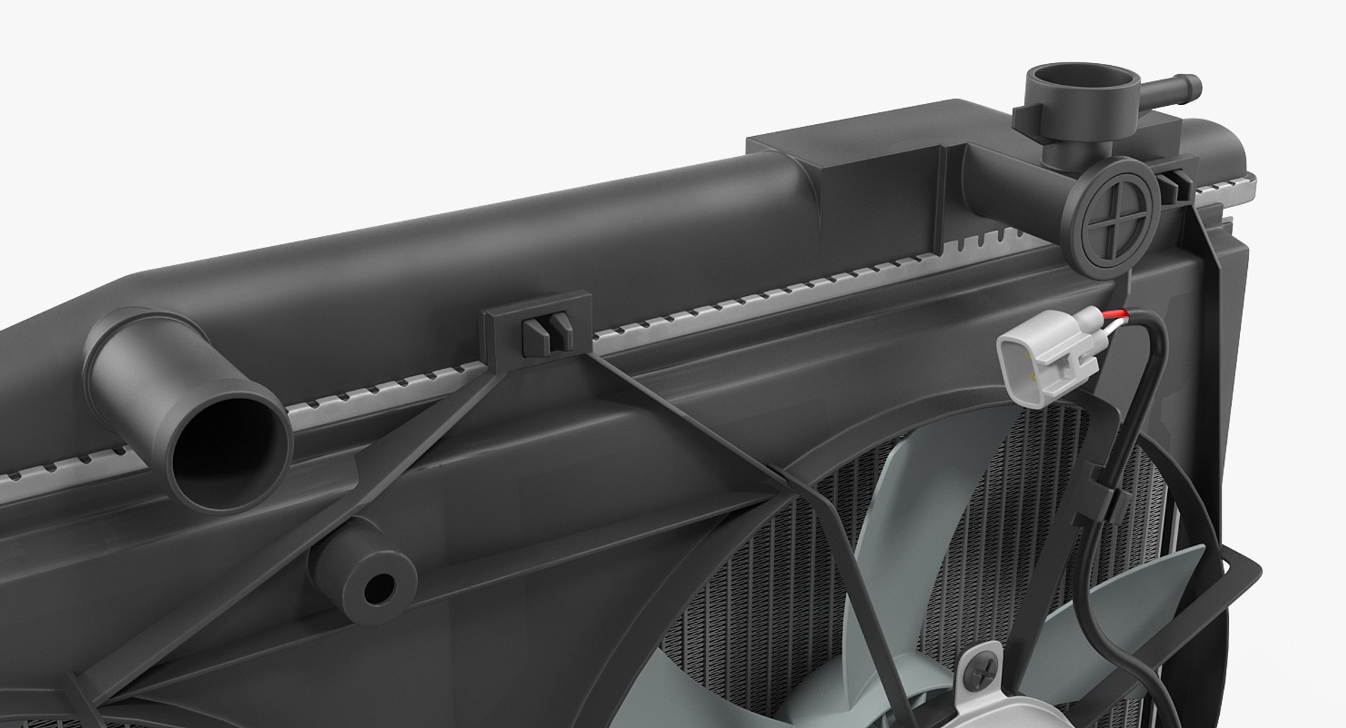 3D Model Car Radiator Fan - TurboSquid 1302242