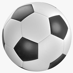 3D soccer ball model