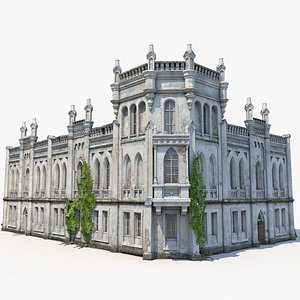 old abandoned residence 3D