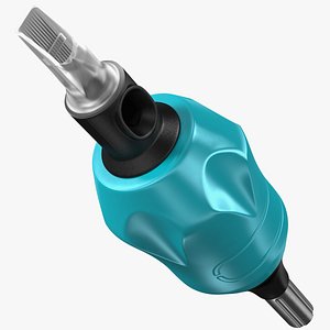 3D model cartridge tattoo needles art