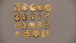 Chinese Dragon -B7 3D model