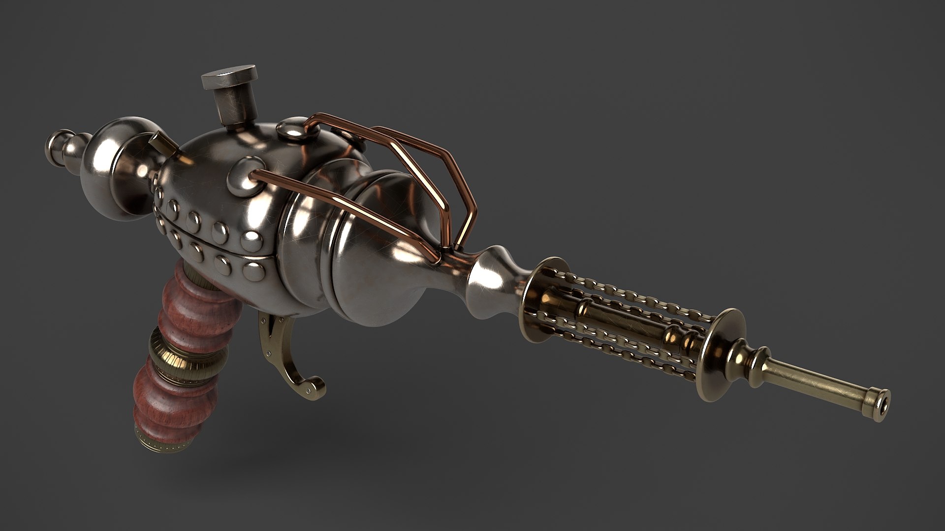 Fantasy Gun 19 3D Model - TurboSquid 1936304