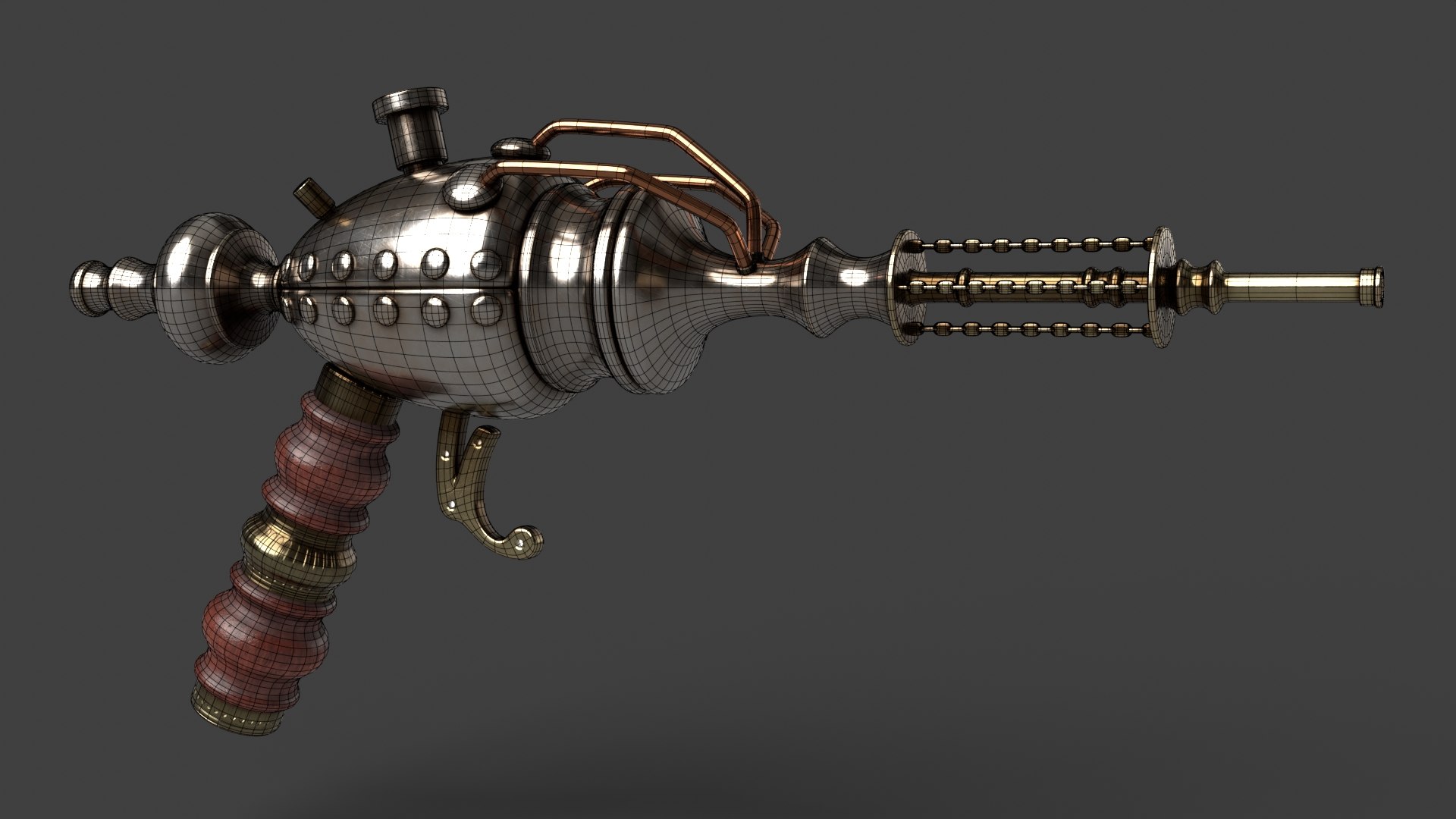 Fantasy Gun 19 3D Model - TurboSquid 1936304